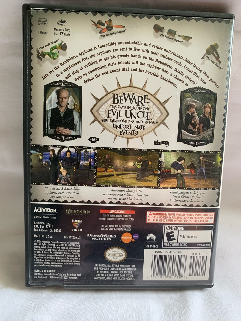 Nintendo GameCube: Lemony Snicket's A Series of Unfortunate Events - Picture 3 of 6